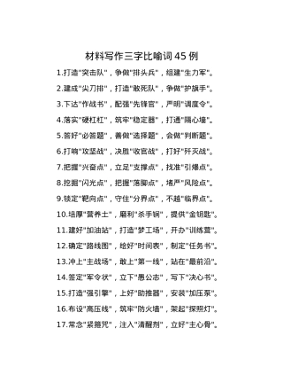 材料写作三字比喻词45例.docx