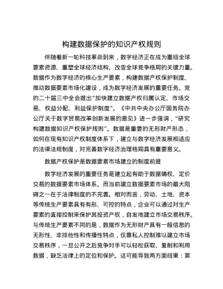 构建数据保护的知识产权规则.docx