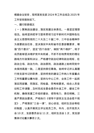 2024年机关党支部书记述职报告.docx