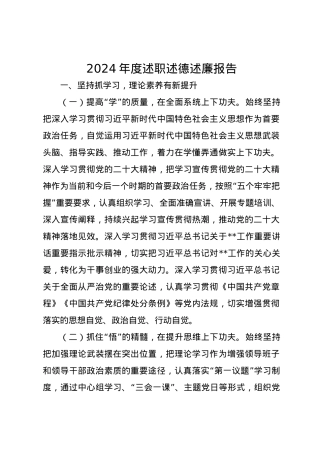 2024年度述职述德述廉报告.docx