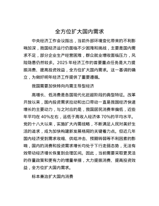全方位扩大国内需求.docx