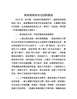 商务局X组书记述职报告 (2).docx