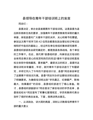 县领导在青年干部培训班上的发言 (2).docx