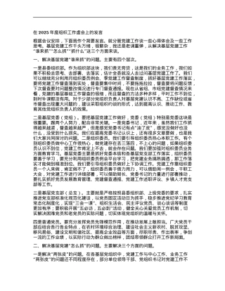 在2025年度组织工作虚会上的发言.docx