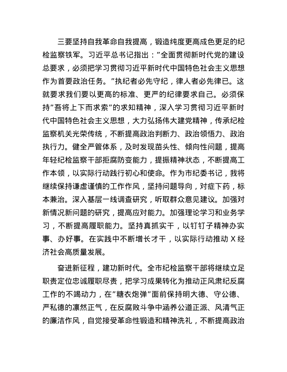 在理论中心组上关于严肃党内政治生活、树立和践行正确政绩观的交流发言（纪检监察）.docx_第3页