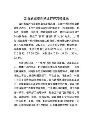 加强新业态新就业群体X的建设.docx