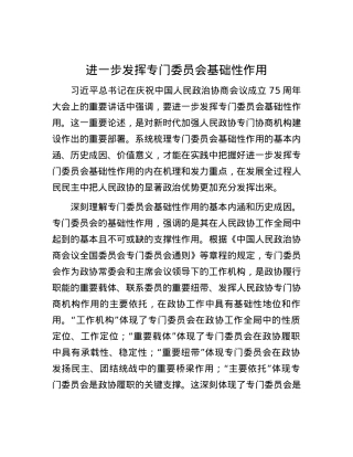 进一步发挥专门委员会基础性作用.docx