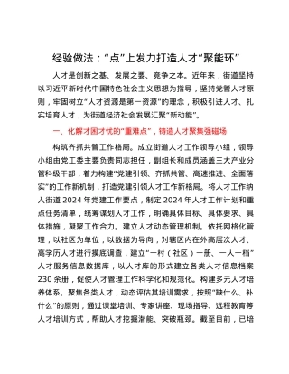 经验做法：“点”上发力 打造人才“聚能环”.docx