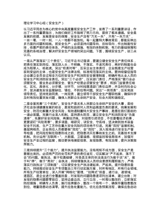 理论学习中心组（安全生产）.docx