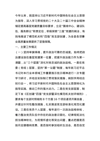 区委书记2024年抓基层党建工作述职报告.docx