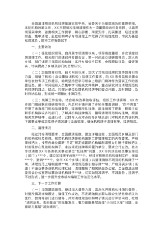 某市开展乱挂机构牌子专项清理工作情况报告.docx