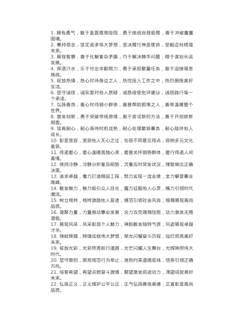 写材料常用40例排比句.docx
