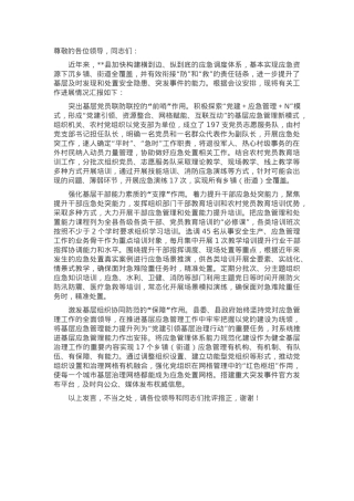 在2024年全市应急管理工作推进会上的汇报发言.docx