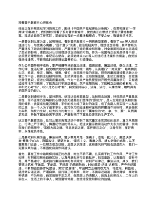 观看警示教育片心得体会 (3).docx