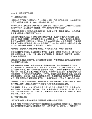 2024年上半年党建工作报告 (2).docx