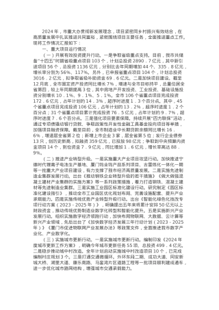 2024年市重大项目运行工作情况报告.docx