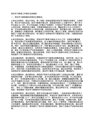 党纪学习教育工作情况总结报告.docx