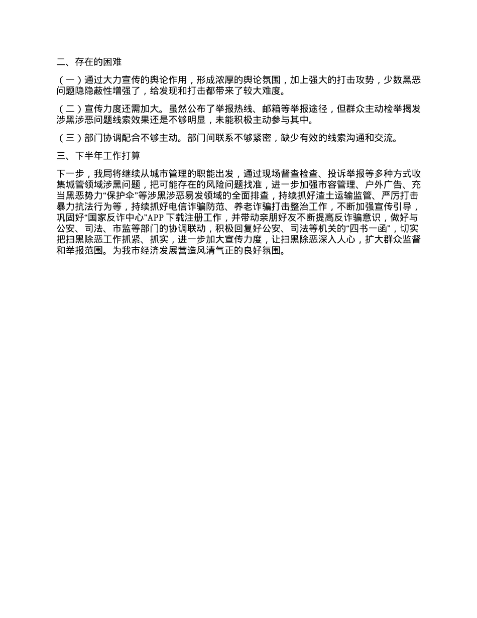 2024年上半年扫黑除恶斗争工作总结.docx_第2页