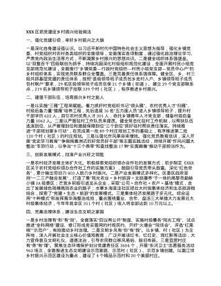 XXX区抓党建促乡村振兴经验做法.docx
