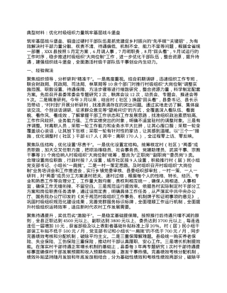 典型材料：优化村级组织力量筑牢基层战斗堡垒.docx