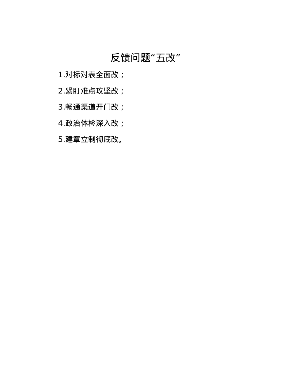 反馈问题“五改”.docx_第1页