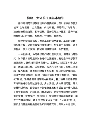 构建三大体系 抓实基本培训.docx