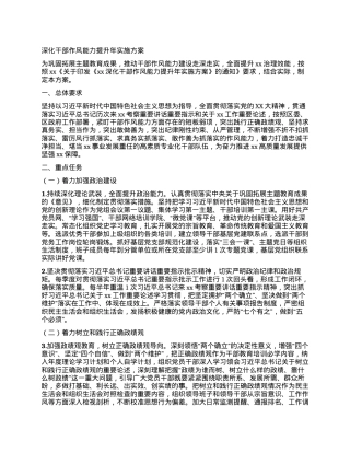 深化干部作风能力提升年实施方案.docx