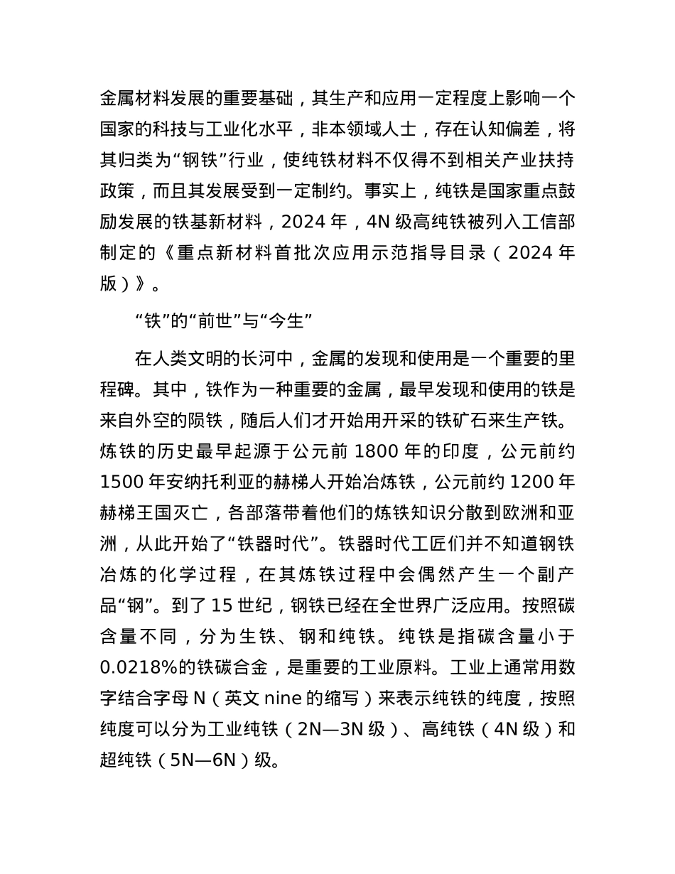 正确认识并加快发展“纯铁”产业.docx_第2页