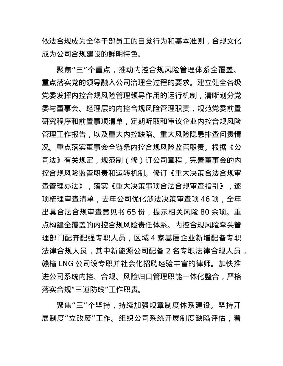 在国资国企合规工作任务落实推进会上的汇报发言.docx_第2页