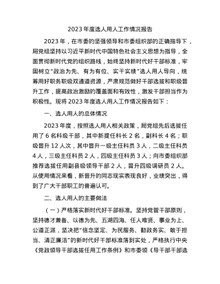 2023年度选人用人工作报告2.docx
