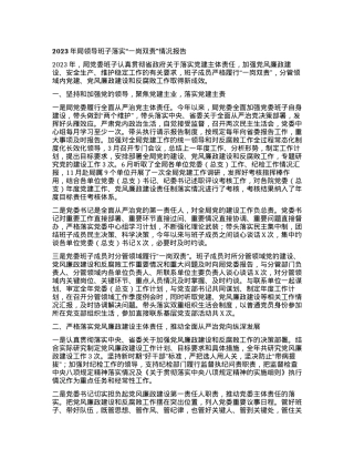 2024011004：2023年局领导班子落实“一岗双责”情况报告.docx