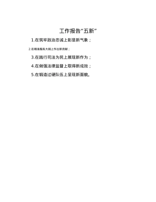 工作报告“五新”.docx