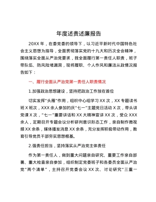 年度述责述廉报告.docx