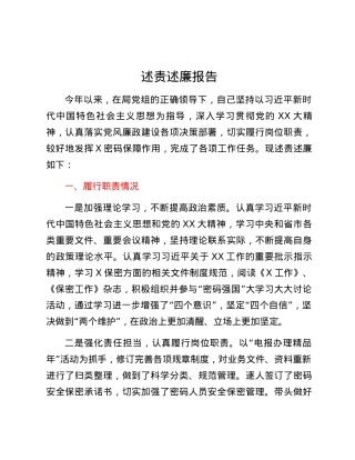 述责述廉报告 (2).docx