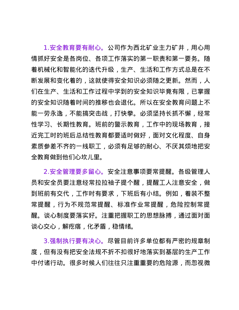 2024年安全生产月主题研讨交流材料.docx_第3页