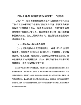 2024年某区消费者权益保护工作要点.docx