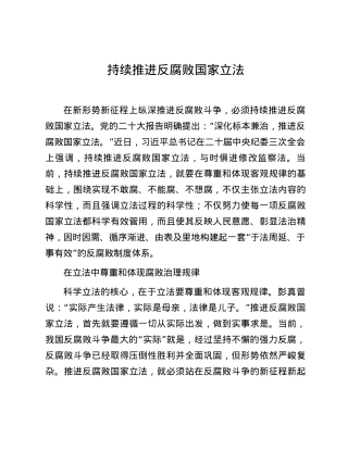 持续推进反腐败国家立法.docx