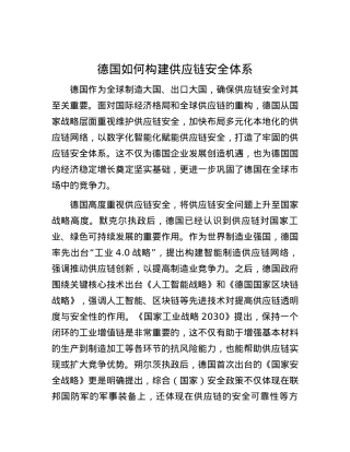 德国如何构建供应链安全体系.docx