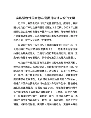 实施强制性国家标准是提升电池安全的关键.docx