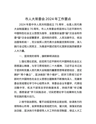 市人大常委会2024年工作要点.docx