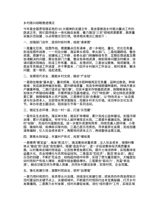乡村振兴战略推进情况.docx
