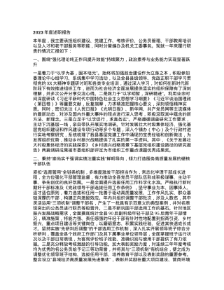 2023年度述职报告.docx