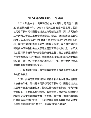 2024年全区组织工作要点.docx