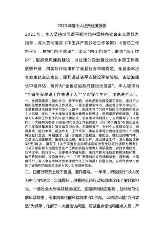 2023年度个人述责述廉报告范文.docx