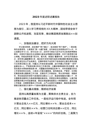 2023年度述职述廉报告.docx