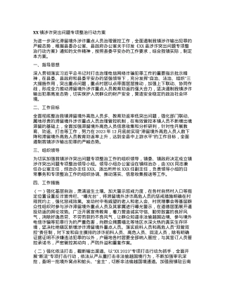 XX镇涉诈突出问题专项整治行动方案.docx