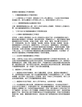 2024011022：某镇统计基层基础工作调研报告.docx
