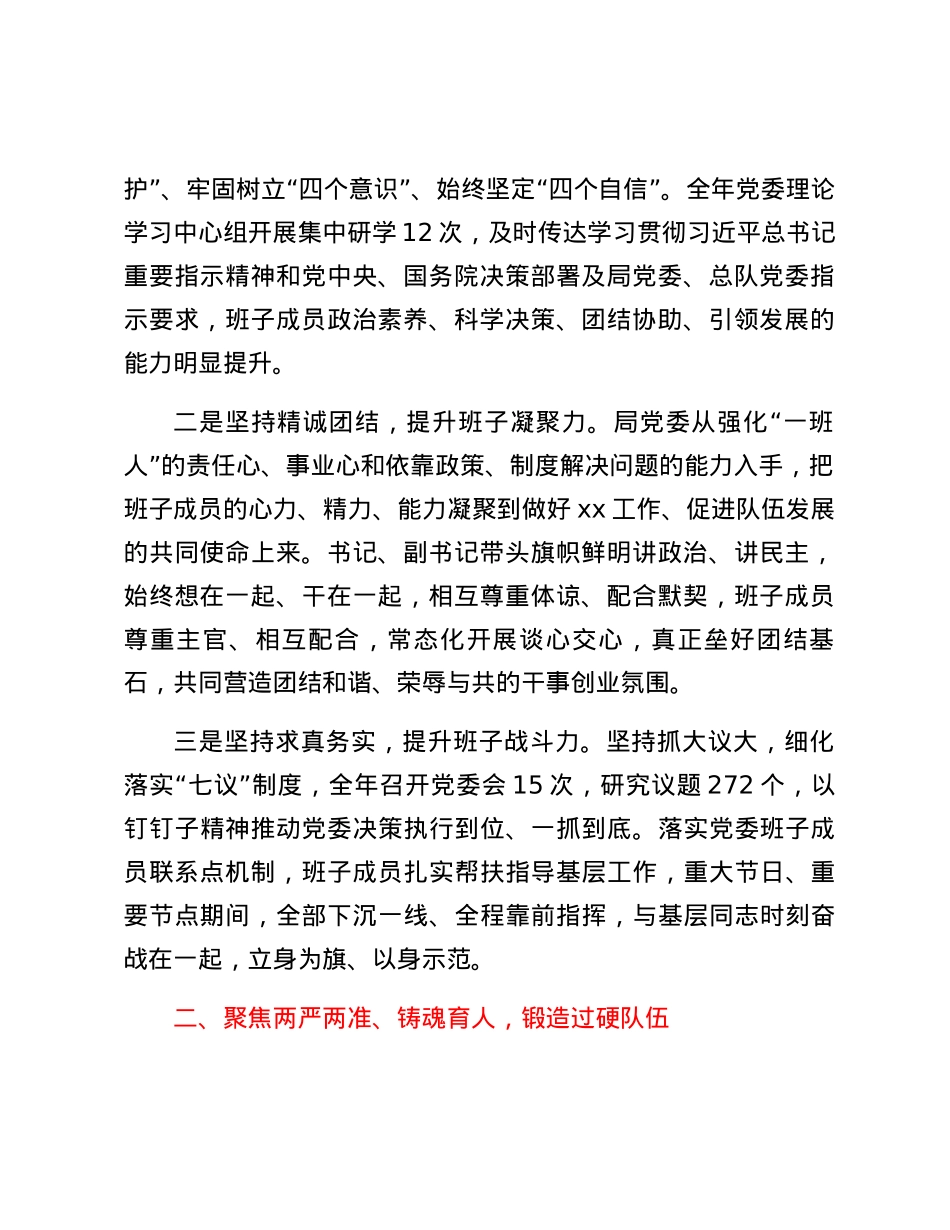 应急管理局党委班子述职述责述廉报告.docx_第2页