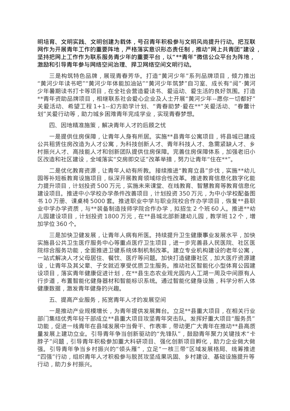 某县青年发展性城市建设总结.doc_第2页