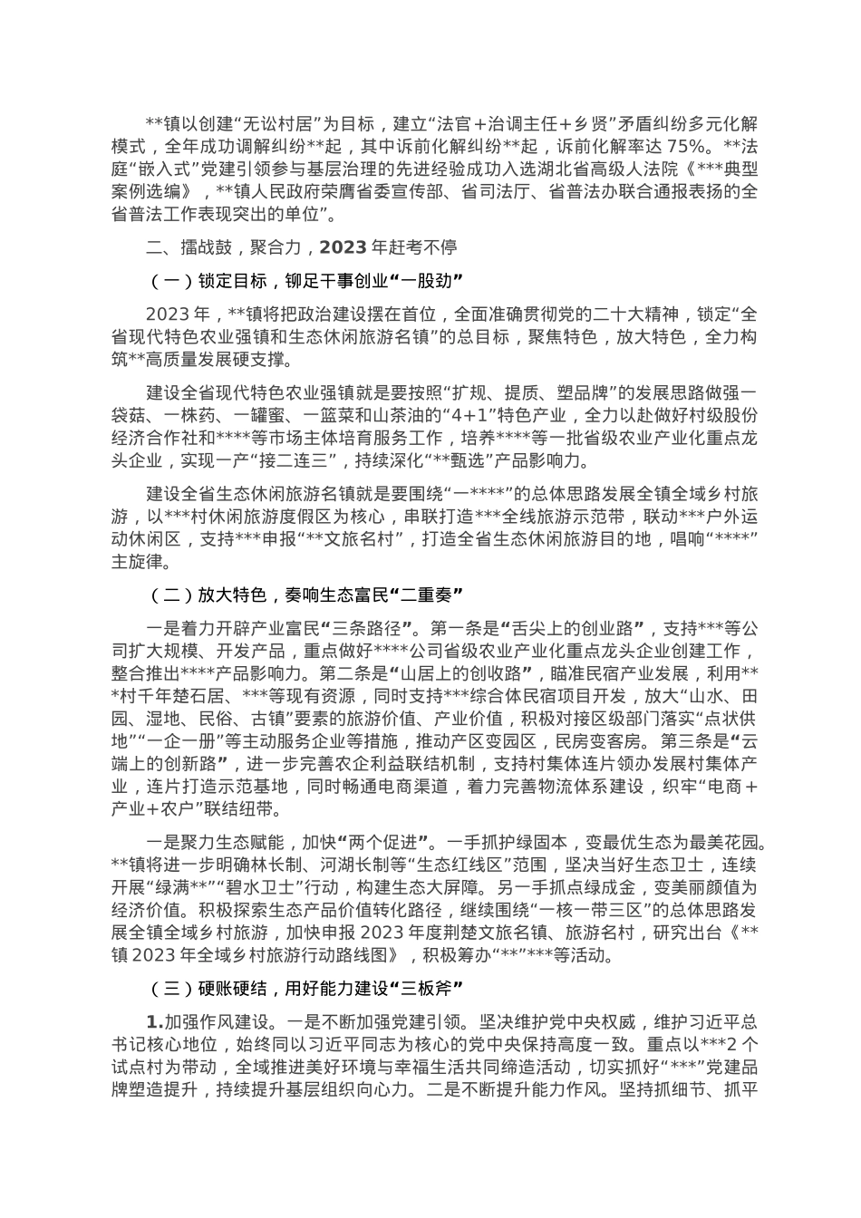 乡镇2022年特色工作总结及2023年计划.doc_第2页